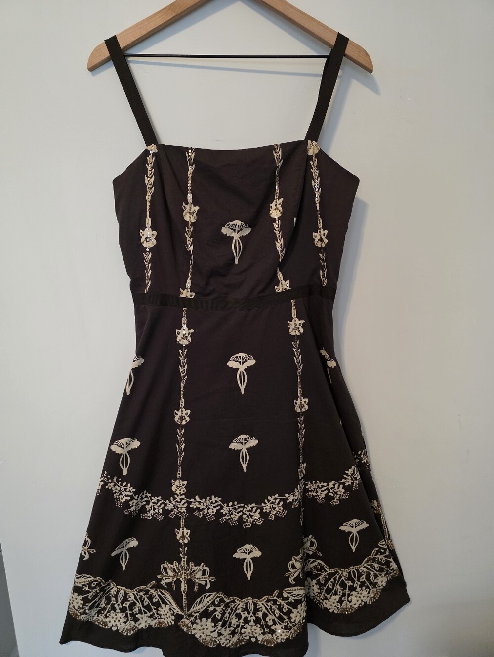 Loft Sequin Embroidered Mini Dress